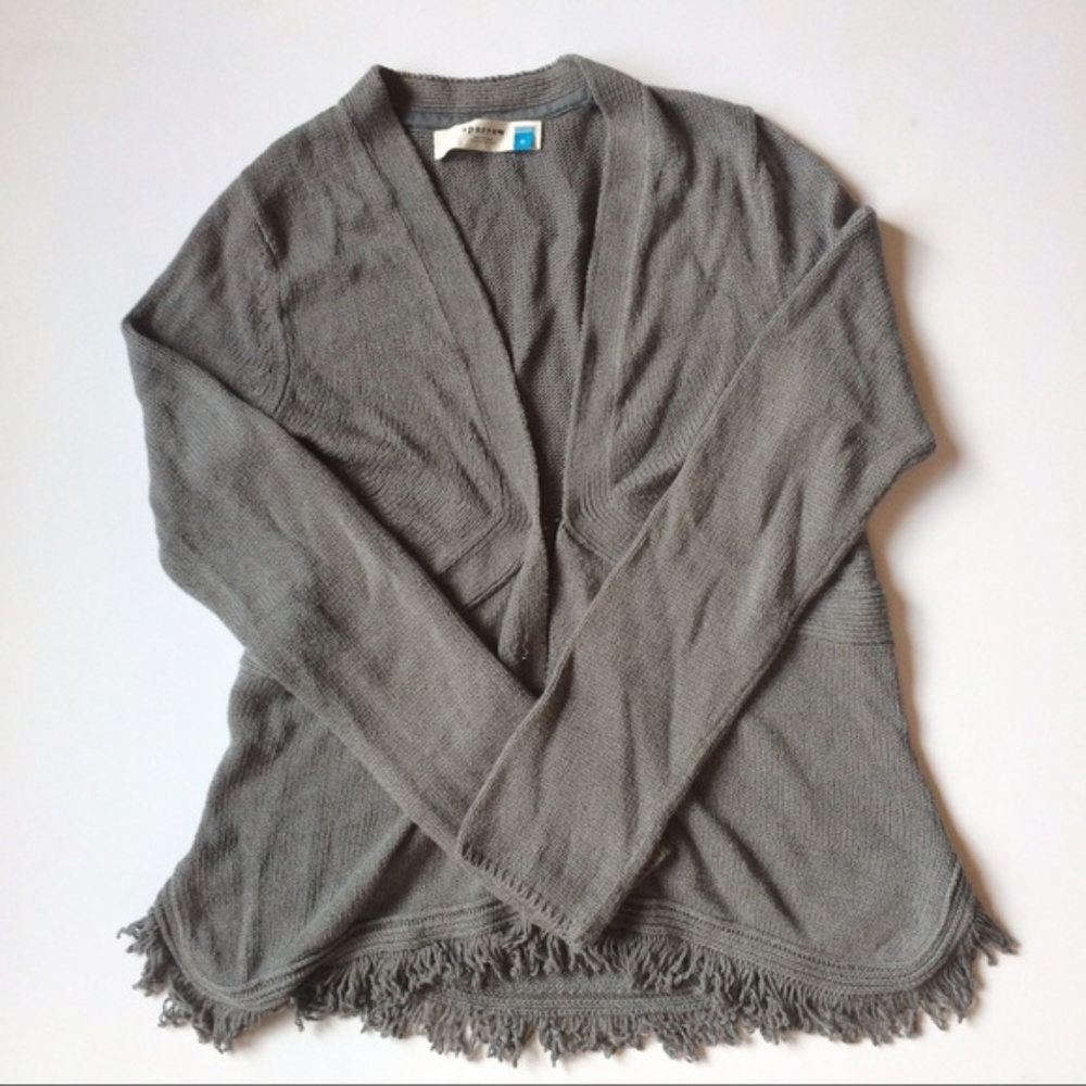 Anthropologie Sparrow Grand Drape Cardigan